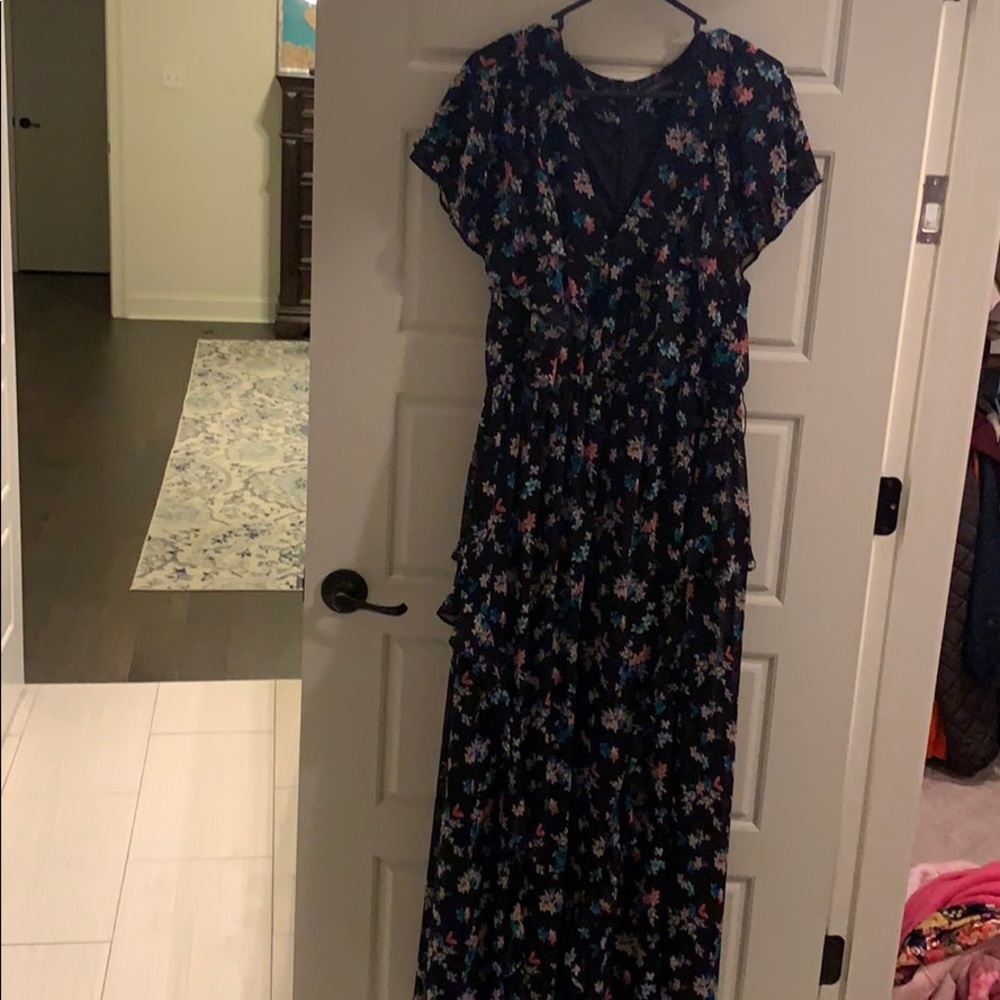 Long floral dress